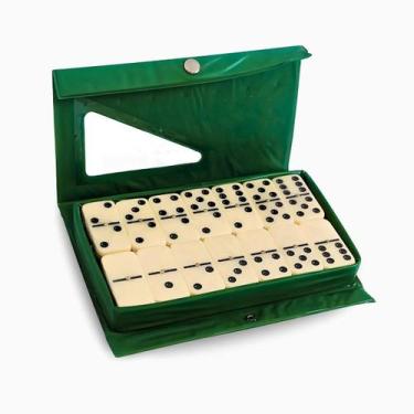 Imagem de Dominó de Osso Profissional  Conjunto com 28 Peças Exclusiva - Genéric