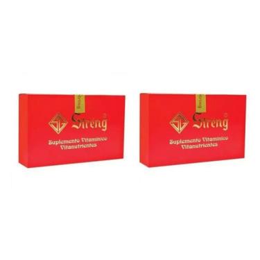 Imagem de Kit 2 Suplemento Vitamínico Streng 16 Frascos - Kroner