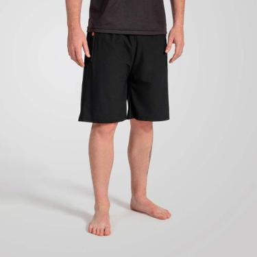 Imagem de Bermuda Sport Masculina Fitness Treino Preta Alma Genius, M, Preto