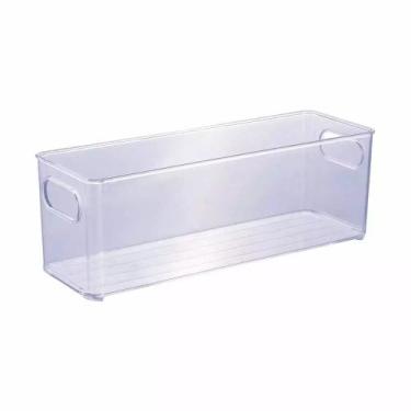 Imagem de Caixa Organizadora Plasútil de Plástico Transparente Multiuso 30x10x10