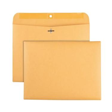 Imagem de Envelope de arquivo Quality Park Redi, 30,48 x 22,86 cm, Kraft marrom, 100/caixa (38090), Light Brown, 9-x-12-inch
