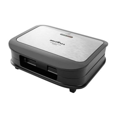 Imagem de Sanduicheira/Grill Britânia BGR25A - 2 Em 1, 750W, Preto/Inox