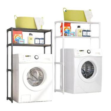 Imagem de Prateleira Multiuso 2 Andares Estante Lavanderia Banheiro - Top Rio