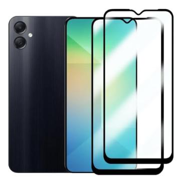 Imagem de Kit 2 Películas de Vidro 3D para Samsung Galaxy A06, Proteção Anti-impacto, Cobertura Total da Tela, Transparente