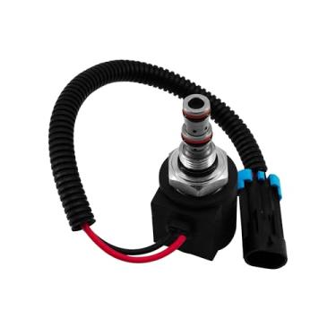 Imagem de RABROPAR Elemento de válvula solenoide de 12V 6667687 6309311 6671025 Compatível com Bobcat 653 751 753 763 773 863 S300 S330 S450 S510 S530 S550 S577 0 S51 0 S530 S550 S570 S590