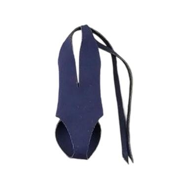 Imagem de Kokiya Roupas de boneco de ação 1:12, roupas em miniatura, traje de banho feminino, body da moda, fantasia de boneca para bonecas femininas de 6 polegadas, Azul-marinho