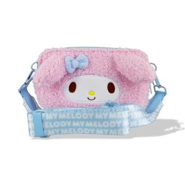 Imagem de Sonix x Carteira de telefone de pelúcia Sanrio - Bolsa transversal com personagem felpudo, bolsa de telefone peludo, bolsa universal para smartphone - My Melody