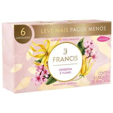 Imagem de Francis Sabonete Em Barra Uso Diário 90G Clássico Branco Lv+Pg- C/6