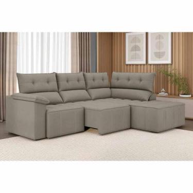 Imagem de Sofá de Canto Retrátil e Reclinável 5 lugares Lisboa Besthouse Capucci