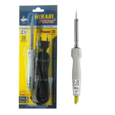 Imagem de Ferro Solda Hikari Power 30 Cabo Ventilado 127v ou 220v, 220