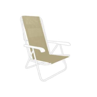 Imagem de Refil Cadeira Praia Areia Reclinável Grande 2.25X0.35 Metros