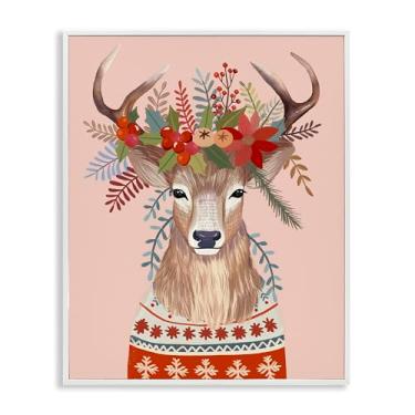 Imagem de Stupell Industries Festive Berries Rena Branco Emoldurado Giclee Art Design por Mia Charro, 20 x 16