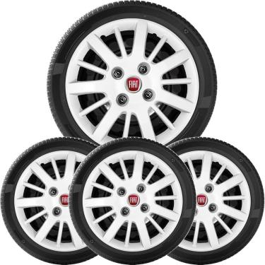 Imagem de Jogo 4X Calota Fiat Siena E Palio 2009 A 2010 Aro 13 074Cb
