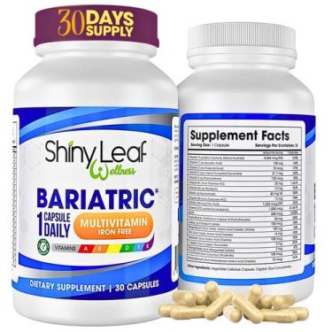 Imagem de Multivitamínico bariátrico Shiny Leaf sem ferro 30 cápsulas
