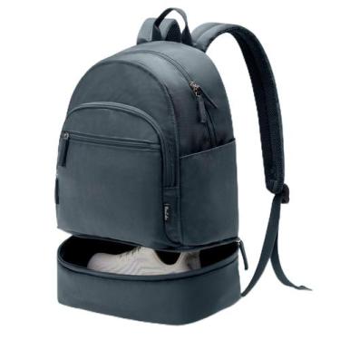 Imagem de Mochila de ginástica Uselike para mulheres com compartimento para sapa