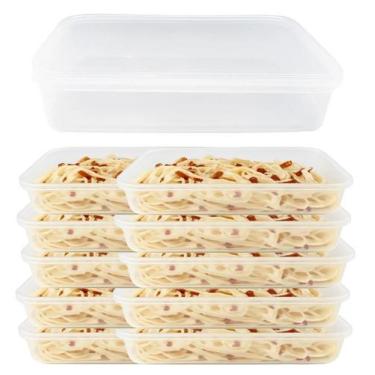 Imagem de Jogo 10 Potes Para Alimentos 1000ml Bpa Free - BrasilPack