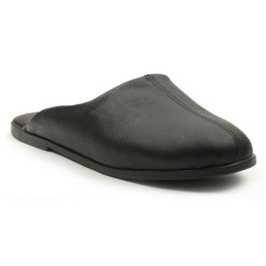 Imagem de Pantufa de couro Forrada em lã natural Gramado Ref.:30439 - Fiero, Cou