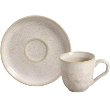 Imagem de Xícara de Café com Pires 120ml Bio Latte Porto Brasil Mesa Posta Café 