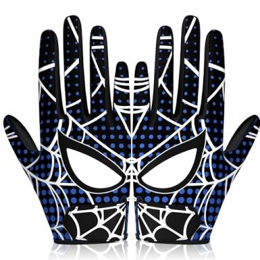 Imagem de Alytree Luvas de futebol infantil, luvas receptoras de futebol juvenil com aderência superaderente, melhor presente para meninos e meninas de 8 a 12 anos, pequenas