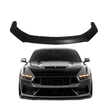 Imagem de Protetor de para-choque dianteiro, spoiler, divisor, preto fosco, compatível com Mustang S650 GT Ecoboost 2024 2025