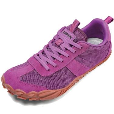 Imagem de Tênis UBFEN Barefoot Shoes para mulheres/homens roxos tamanho 36/37