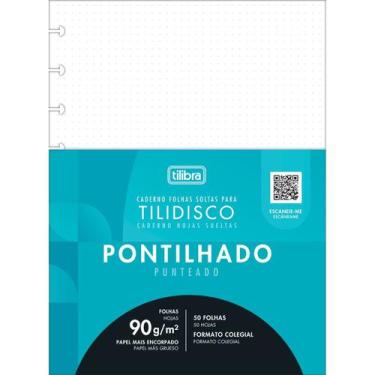 Imagem de Refil para Tilidisco Colegial Pontilhado 50 Folhas - Tilibra, Único