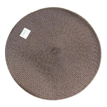 Imagem de Kit 6 Unid Sousplat Lugar Jogo Americano Mesa Jantar Redondo - 38 Diâm