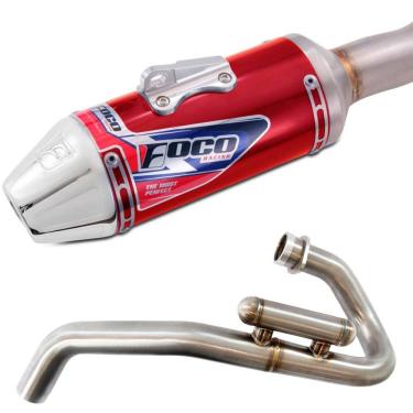 Imagem de Escapamento Curva + Ponteira Foco Racing F1 CRF 300F