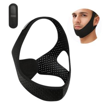 Imagem de Máscara Anti Ronco Ajustável – Suave e Respirável para Dormir Melhor, Solução Confortável para Ronco, Alívio de Boca Seca