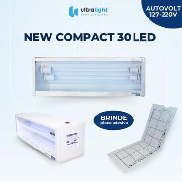 Imagem de Armadilha Adesiva Pega Moscas Lateral New Compact 30 LED - Ultralight,