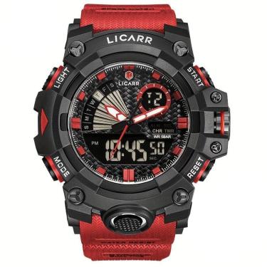 Imagem de Relógio Licarr Top Luxury - Cronômetro à Prova D`água, Quartzo 9532 Vermelho