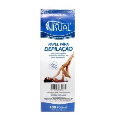 Imagem de Papel Depilatório Novo Visual Tnt com 100 Unidades