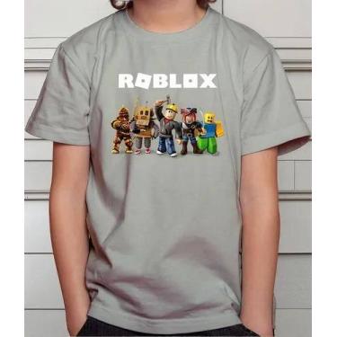 Imagem de Camiseta Camisa Infantil Juvenil Gamer Roblo ox Menino Menina 100% Alg