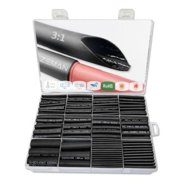 Imagem de Kit de tubos termorretráteis ZEMAN Industrial 3:1 com adesivo