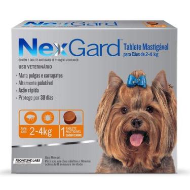 Imagem de NexGard Cães 2-4Kg 1 Tablete
