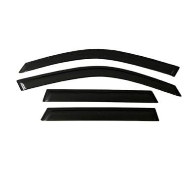 Imagem de GRJQRKHZ Defletor de janela lateral de carro para v&w para Je&TTA Wagon 2005-2015 Weathershied viseira de porta vento sol proteção chuva janela lateral defletores de vento