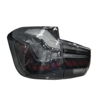 Imagem de M4 GTS Design Style Full LED Luzes traseiras dinâmicas com sinal de mudança de direção sequencial compatível com BMW Série 3 F30 M3 F80 2013-2019(SMOKE 2PSC)