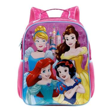 Imagem de Mochila De Costas 14 Escolar Princesas Disney