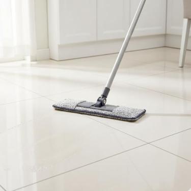Imagem de Refil de Microfibra para Mop Flat, 32 cm x 12 cm, Alta Absorção, Compatível com Diversos Modelos, 2 Unidades, para Cerâmica, Porcelanato, Madeira e Laminado