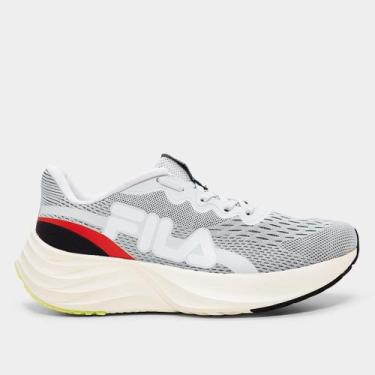 Imagem de Tênis Fila Comet 2 Feminino, Cinza, Vermelho, 39