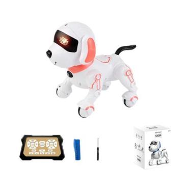 Imagem de Cão Robô Interativo RC Brinquedo Programável Inteligente Que Anda E Da
