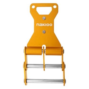 Imagem de MFMEXUL Fivela de Liberação Rápida para Cintos de Ferramentas, Compatível com Pochetes. Encaixe Universal. Acessório Multiuso. Fecho E, Amarelo, Tamanho real