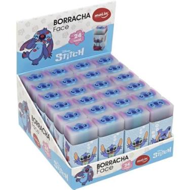 Imagem de Borracha Decorada STITCH Face Molin Display com 24 Unidades