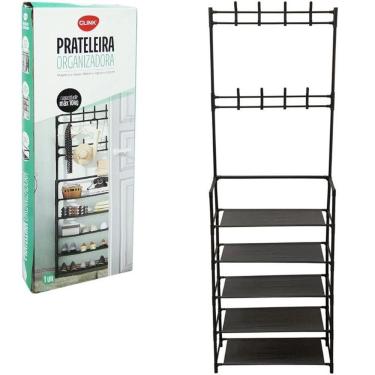 Imagem de Prateleira Organizadora 10 Kg Plastico Pp E Ferro 60 Cm X 29