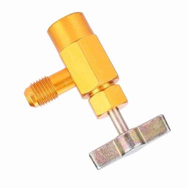 Imagem de Torneira Refrigerante Ac R-134a, Válvula de Rosca de 1/2, Ferramenta de Latão Resistente para Acessórios de de Ar Condicionado