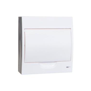 Imagem de Quadro De Distribuição Margirius Qds-08 De Sobrepor Para 8 Polos Branco