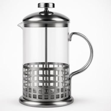 Imagem de Prensa Francesa de Vidro e Aço Inox 350ML com Filtro de Alta Precisão – Ideal para Café e Chá – Design Moderno, Durável e Fácil de Usar