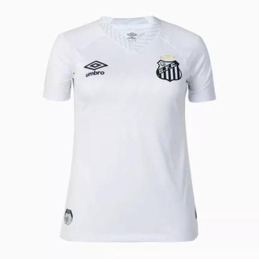Imagem de Camisa Santos Feminina Oficial 1 2025 Torcedora Glorioso Praiano Umbro-Feminino