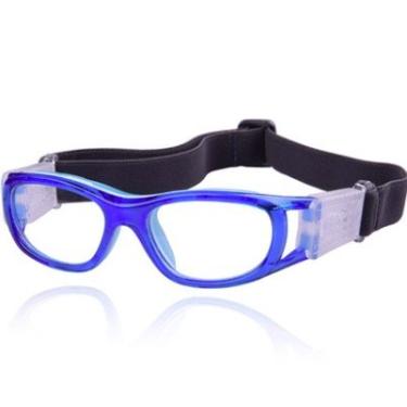Imagem de VOLOCOVER (TM Óculos de proteção unissex infantil para basquete, futebol, vôlei, squash, hóquei (azul)