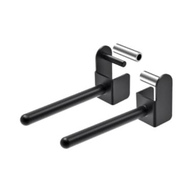 Imagem de oshhni Suporte para 2 anilhas de levantamento de peso, acessório para agachamento, armazenamento de anilhas de levantamento de peso reforçado.